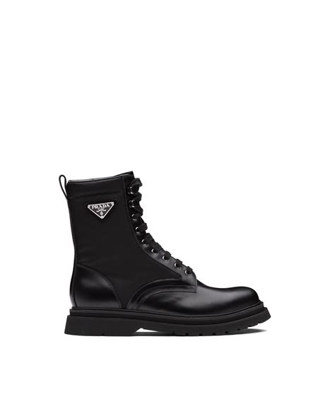 bottes prada|prada nylon combat boots.